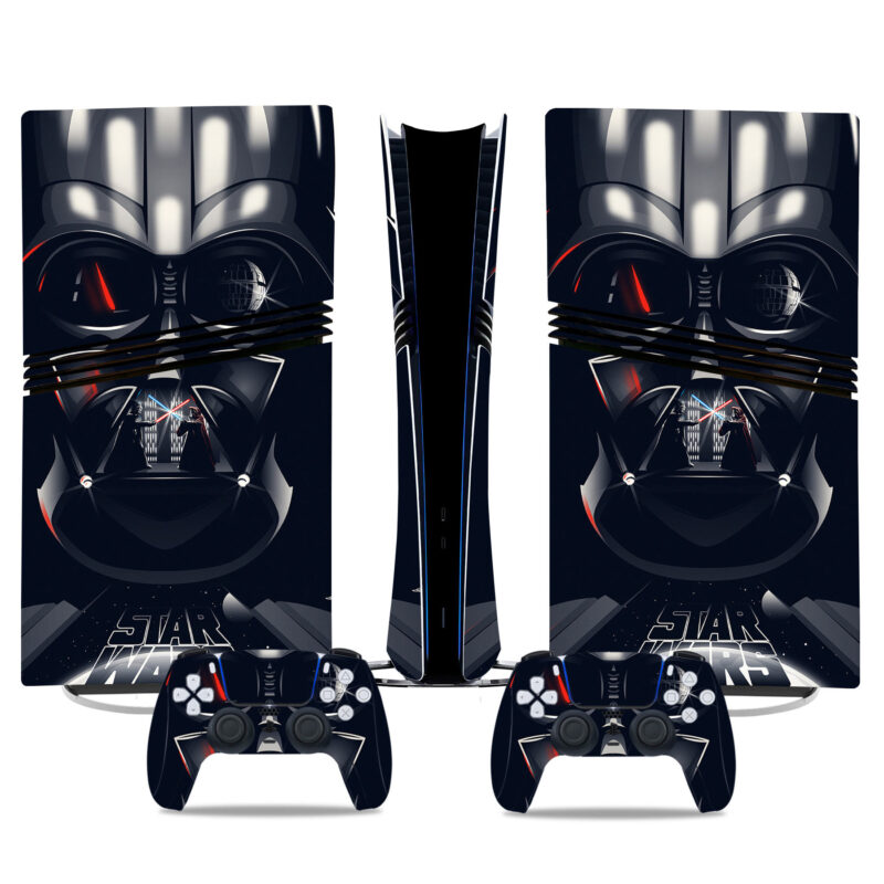 Dark Side Power PS5 Pro Skin Sticker – Epic Star Wars Console & Controller Wrap