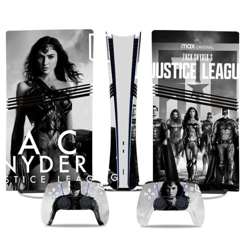 Zack Snyder's Justice League PS5 Pro Skin Sticker - Epic Console & Controller Design