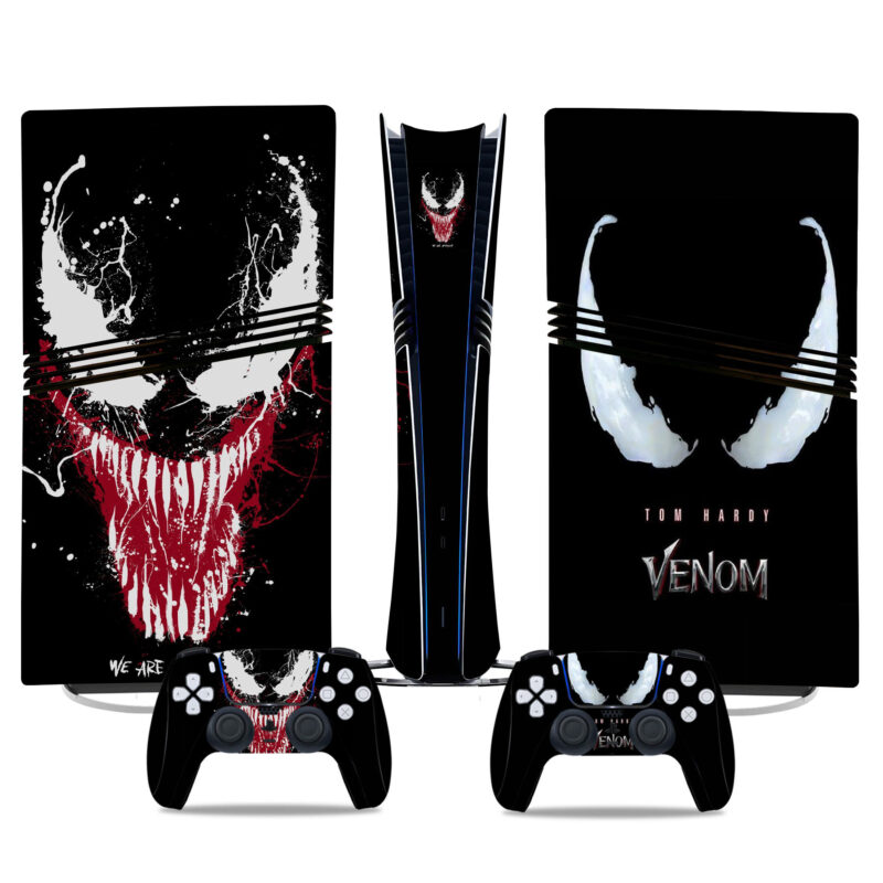 Venom PS5 Pro Skin Sticker – Bold Console & Controller Cover