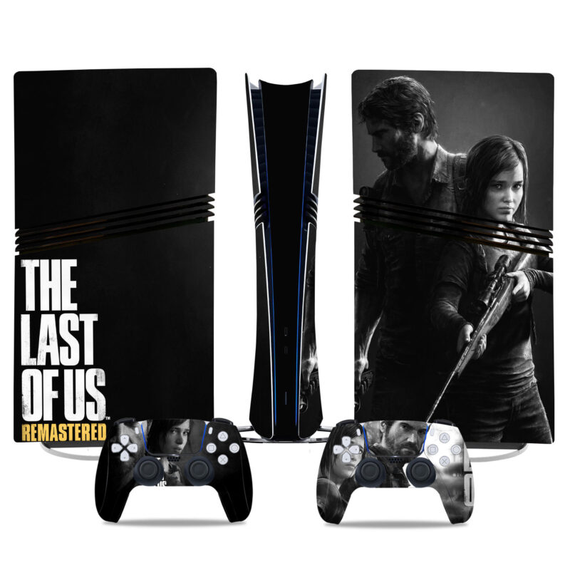 PS5 Pro Skin Sticker - The Last Of Us Remastered Design - Custom Console & Controller Decal For Gamers