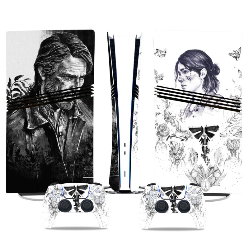 Custom PS5 Pro Skin Sticker With Stunning Art Design – Unique Console And Controller Vinyl Wrap For Gamers