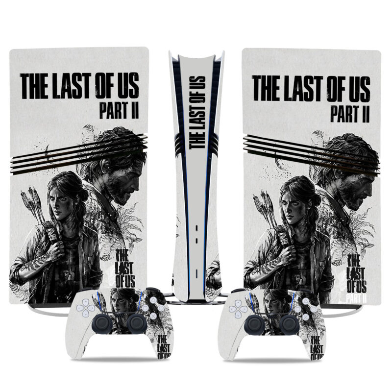 The Last Of Us Part II PS5 Pro Skin Sticker – Custom Console And Controller Wrap For Gamers And Fans