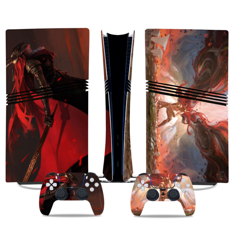 Epic Elden Ring PS5 Pro Skin Sticker – Dynamic Art For Console & Controllers