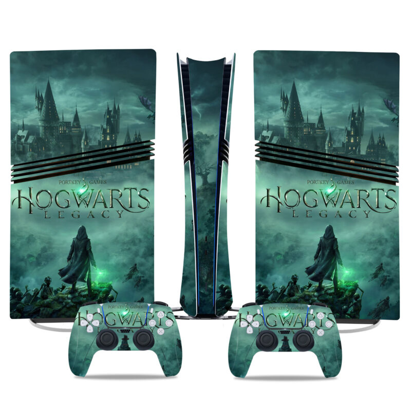 Hogwarts Legacy PS5 Pro Skin Sticker – Stunning Design For Console & Controllers