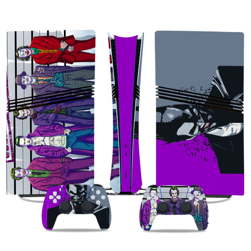 Stunning Joker PS5 Pro Skin Sticker – Premium Console And Controller - Image 3