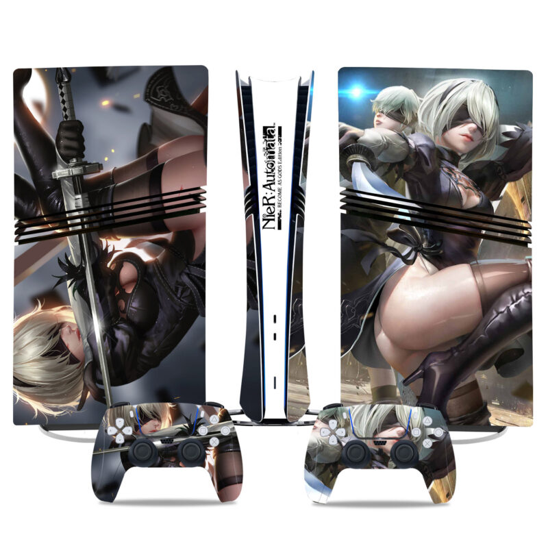 Custom NieR: Automata PS5 Pro Skin – Enhance Your Gaming Setup