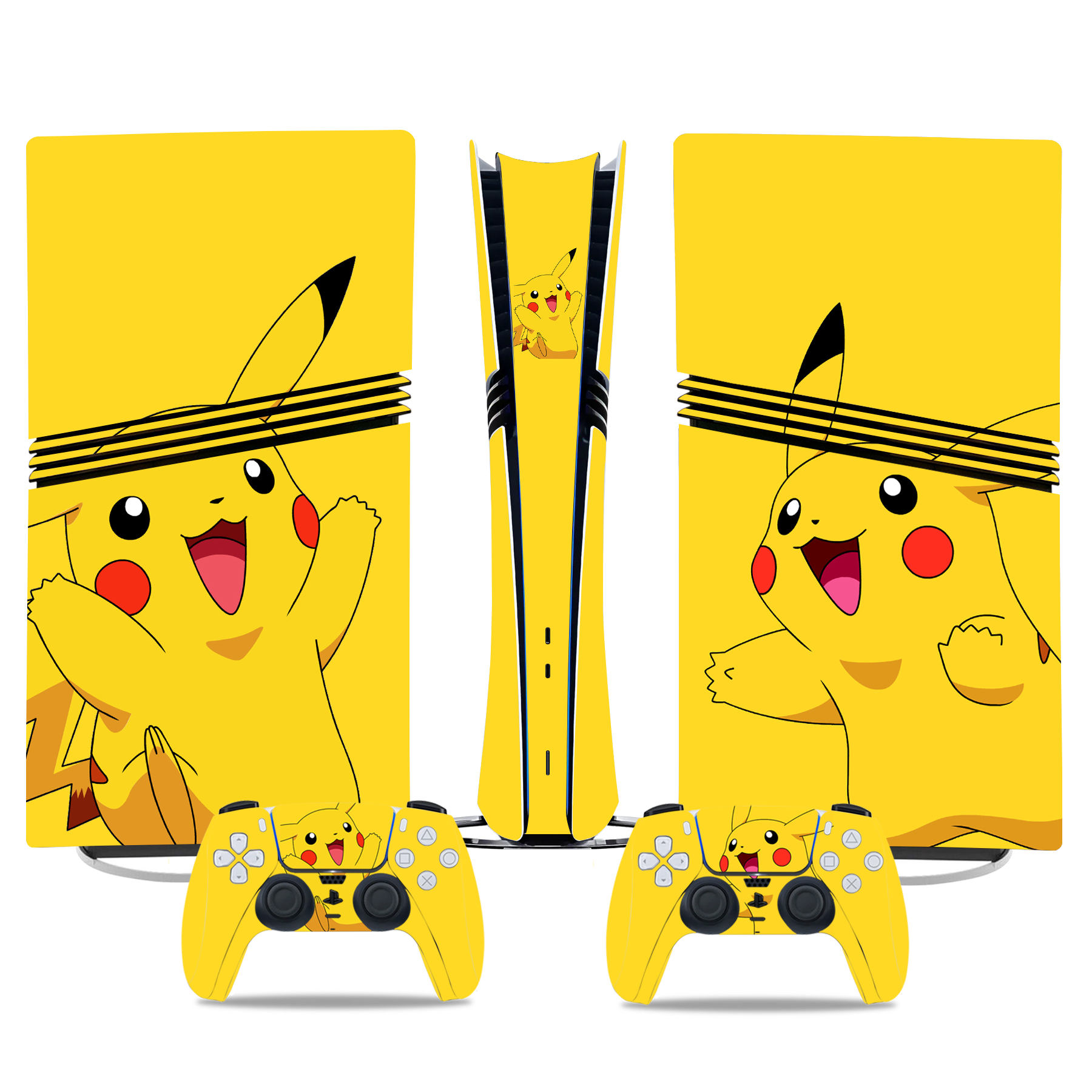 Pokemon Pikachu PS5 Pro Skin Sticker – Epic Designs For Console And Controllers - Image 3