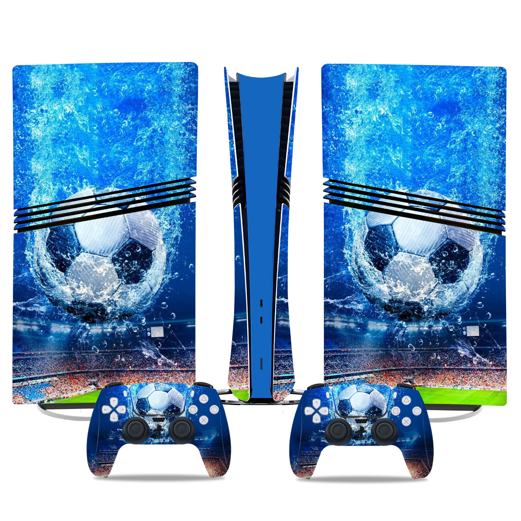 Epic Soccer Ball PS5 Pro Skin Sticker – Vibrant Console & Controller Wrap For Gamers - Image 3