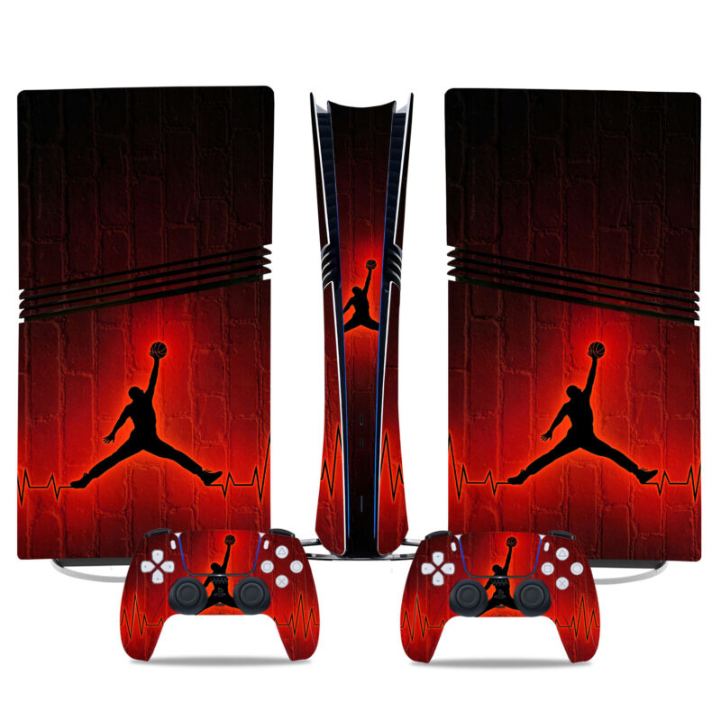Michael Jordan Iconic Dunk PS5 Pro Skin Sticker For Console And Controller - Image 3