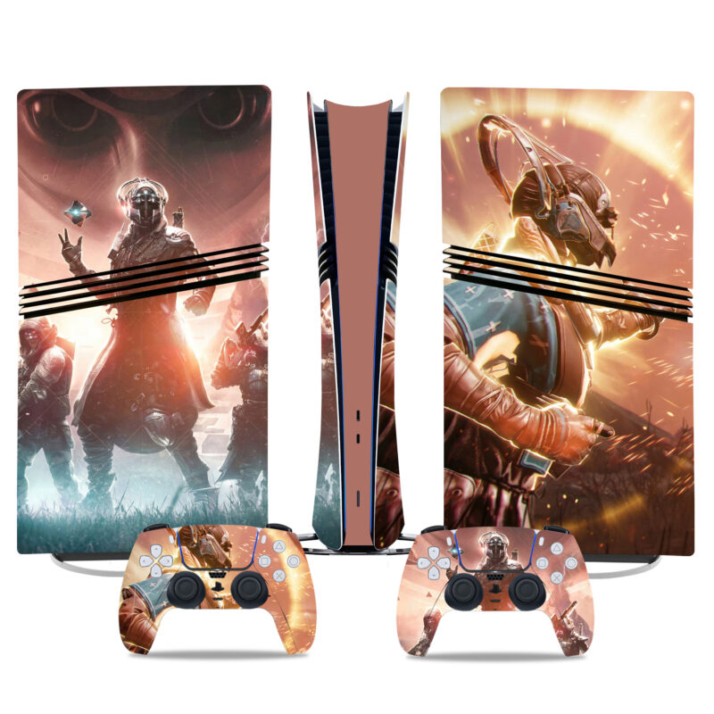 Destiny 2 PS5 Pro Skin Sticker - Custom Console & Controller Protective Decals For Gamers