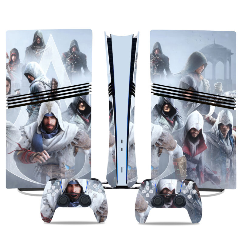 Assassin’s Creed PS5 Pro Skin – Sleek Console & Controller Design For Gamers - Image 2