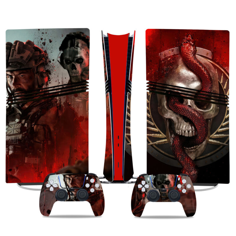 Call Of Duty: Modern Warfare III PS5 Pro Skin Sticker – Stunning Console And Controller Design