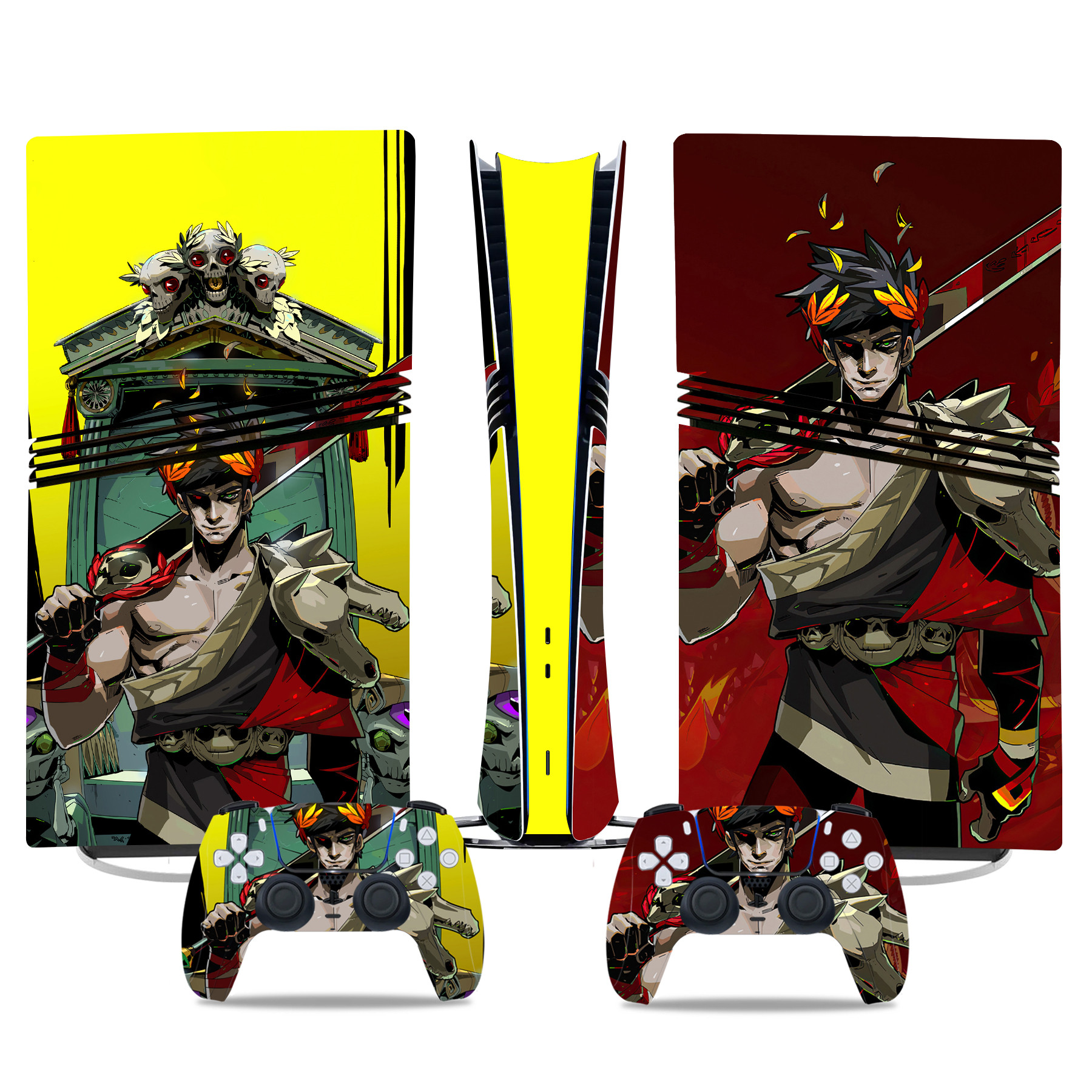 Hades Zagreus PS5 Pro Skin Sticker – Vibrant Console & Controller Protective Decals For Gamers - Image 3