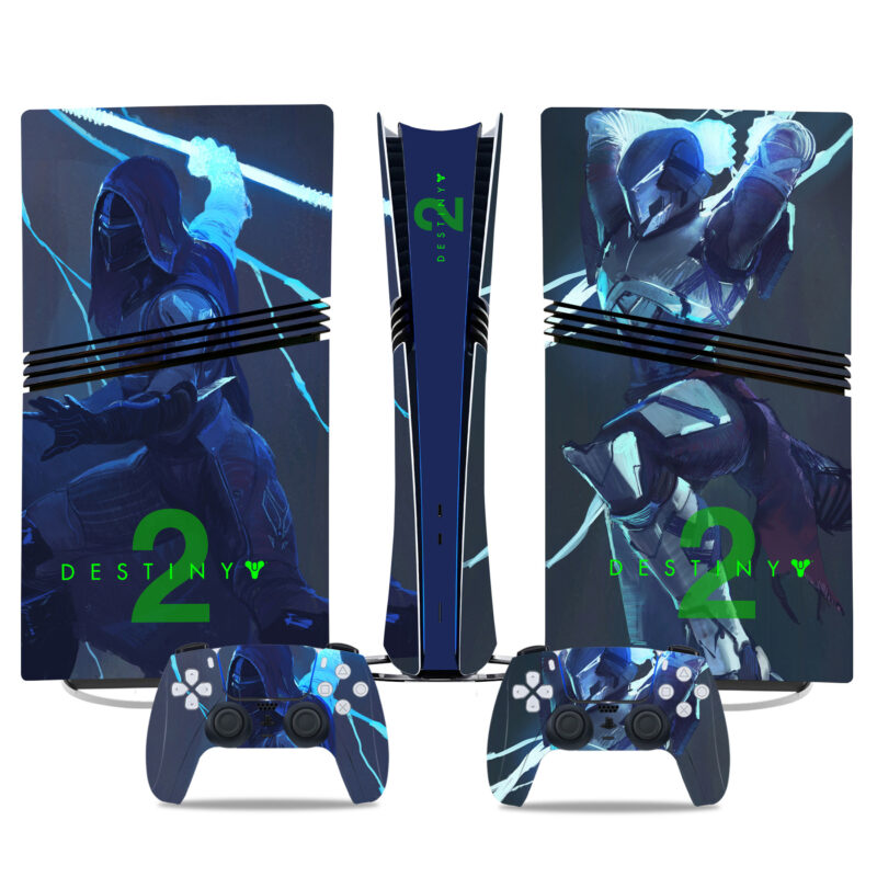 Destiny 2 PS5 Pro Skin Sticker – Sleek Custom Console And Controller Wrap