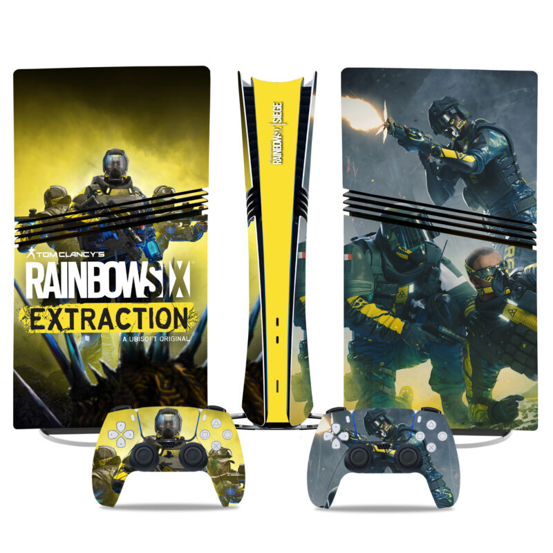 Rainbow Six Extraction PS5 Pro Skin Sticker – Tactical Gaming Console And Controller Wrap