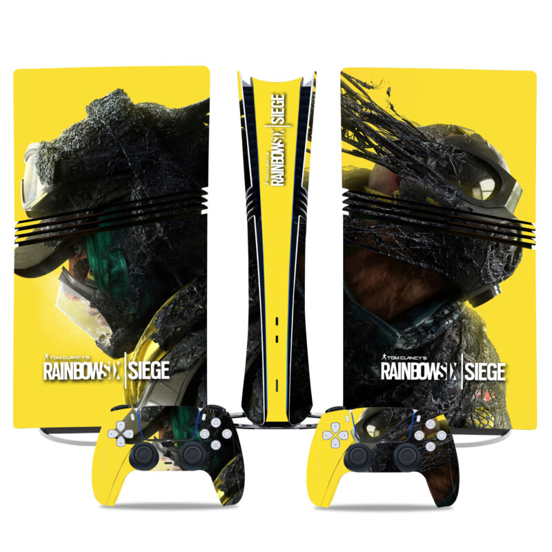 Rainbow Six Siege PS5 Pro Skin Sticker – Bold And Tactical Console And Controller Wrap