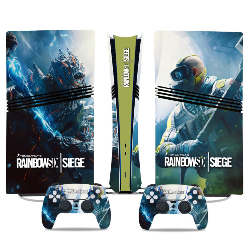 Epic Rainbow Six Siege PS5 Pro Skin Sticker – Epic Gaming Design For Console And Controller