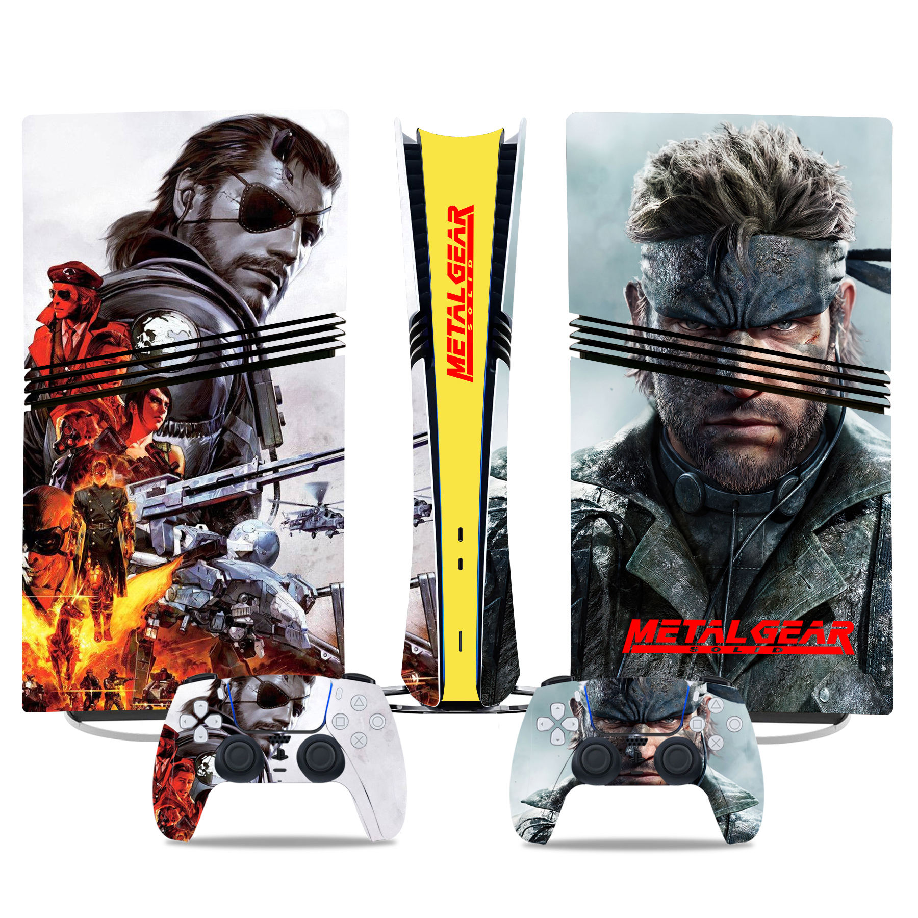 Metal Gear Solid PS5 Pro Skin Sticker – Epic Console And Controller Protective Vinyl Wraps - Image 2