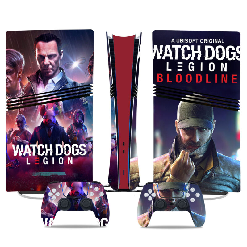 Watch Dogs Legion PS5 Pro Skin Sticker - Custom Console And Controller Wrap For Gamers