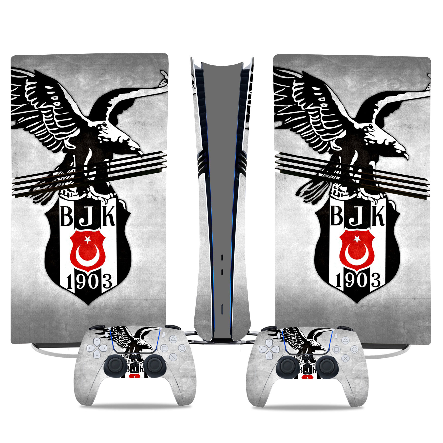 Beşiktaş 1903 Eagle PS5 Pro Skin Sticker – Premium Console & Controller Wrap - Image 3