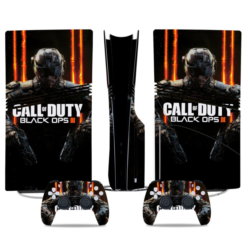 Epic Call Of Duty Black Ops III PS5 Pro Skin Sticker – Ultimate Console & Controller Wrap