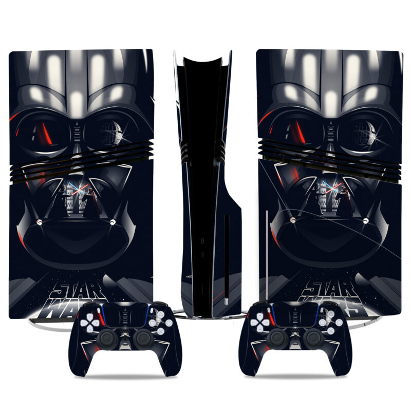 Dark Side Power PS5 Pro Skin Sticker – Epic Star Wars Console & Controller Wrap