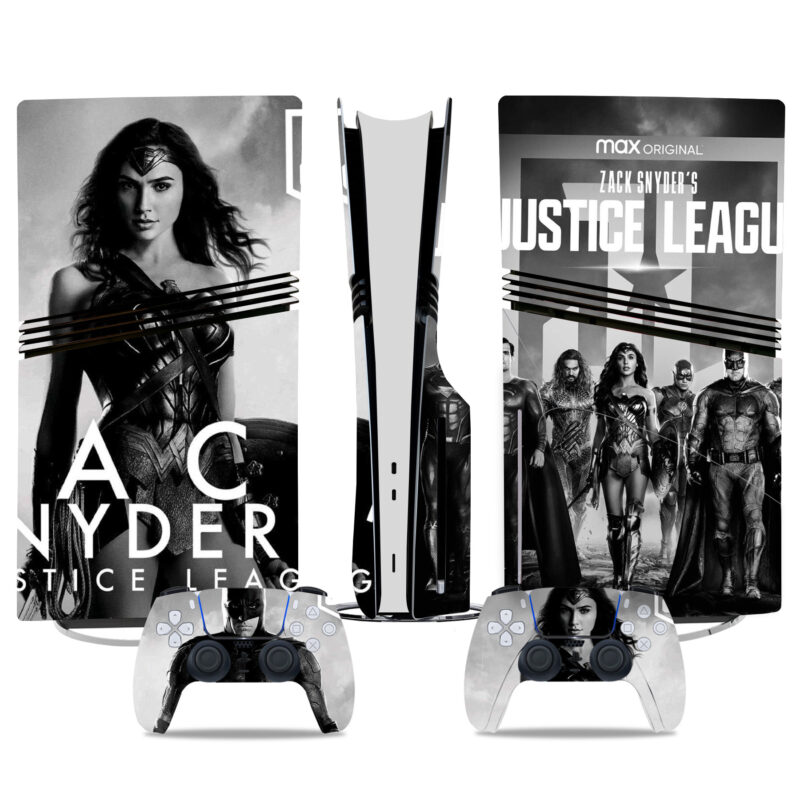 Zack Snyder's Justice League PS5 Pro Skin Sticker - Epic Console & Controller Design