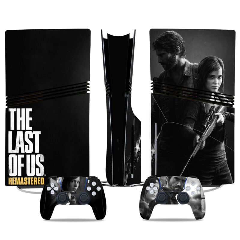 PS5 Pro Skin Sticker - The Last Of Us Remastered Design - Custom Console & Controller Decal For Gamers