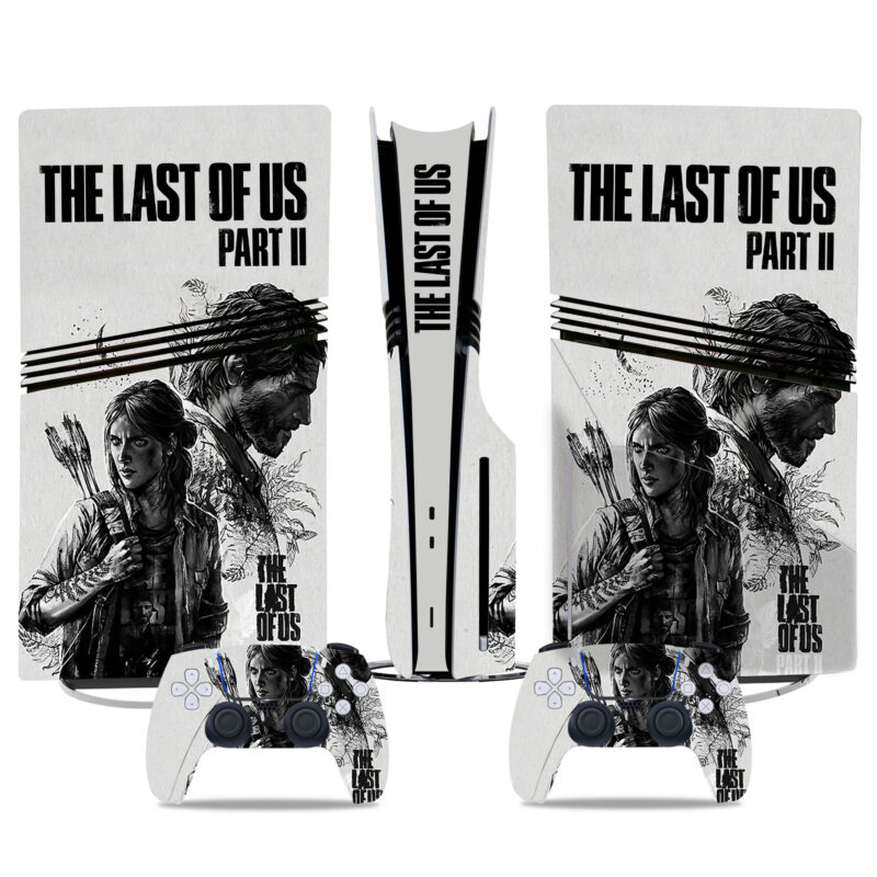 The Last Of Us Part II PS5 Pro Skin Sticker – Custom Console And Controller Wrap For Gamers And Fans