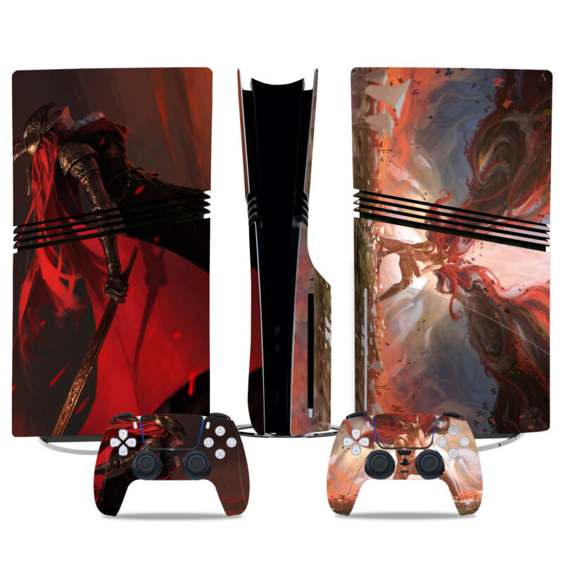 Epic Elden Ring PS5 Pro Skin Sticker – Dynamic Art For Console & Controllers