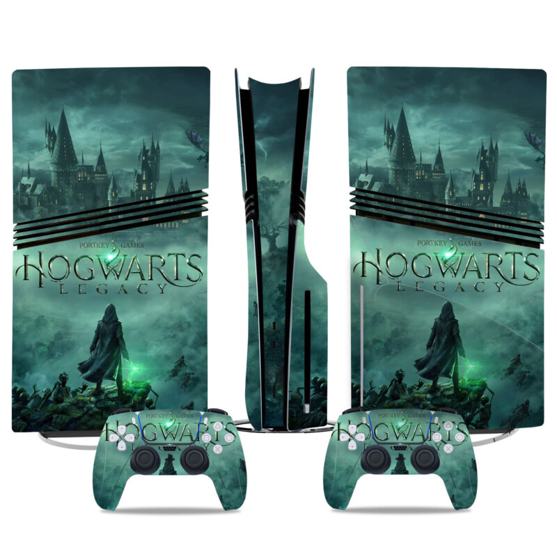 Hogwarts Legacy PS5 Pro Skin Sticker – Stunning Design For Console & Controllers