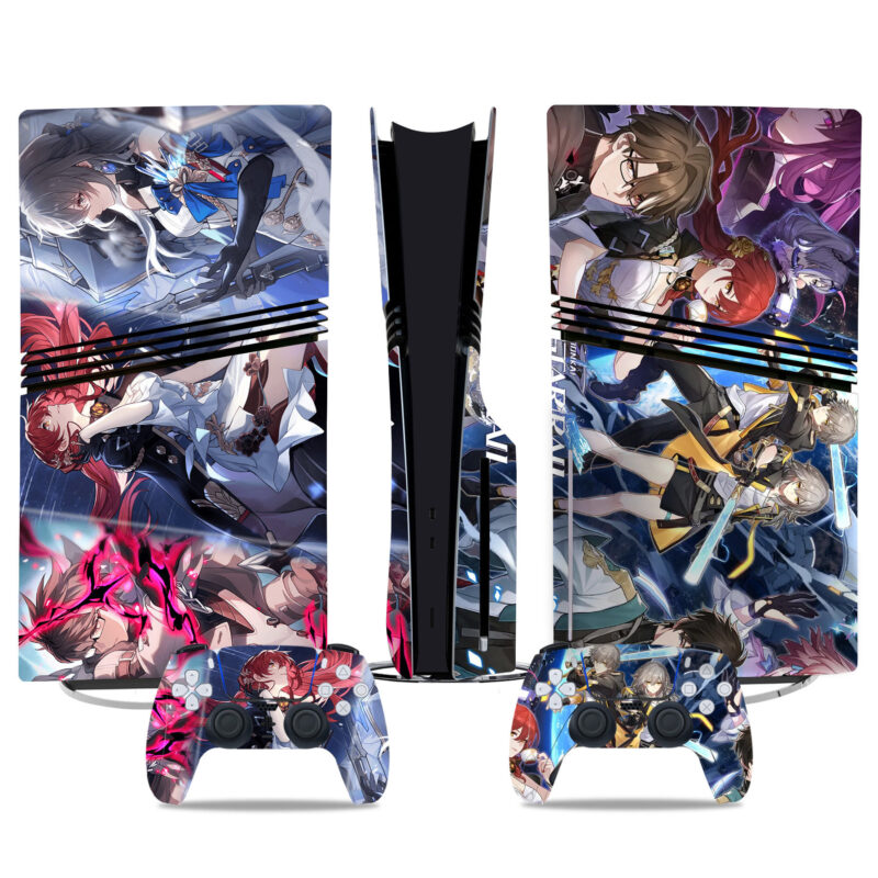 Custom Anime PS5 Pro Skin Sticker - Stylish Console And Controller Decals For Gamers - High-Quality Protective Vinyl Wraps