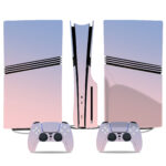 PS5 Pro Skin Sticker - Elegant Pastel Gradient Design For Console And Controller - Stylish And Minimal Gaming Accessory