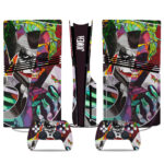 Vibrant Joker PS5 Pro Skin Sticker – Bold Design For Console & Controllers