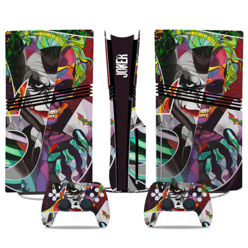 Vibrant Joker PS5 Pro Skin Sticker – Bold Design For Console & Controllers