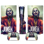 Bold Joker PS5 Pro Skin Sticker – Colorful Design For Console & Controllers