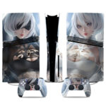 NieR: Automata PS5 Pro Skin Sticker - Custom Anime Design With Controller Wrap