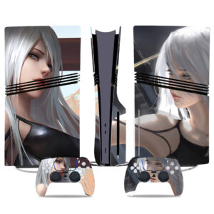 NieR: Automata PS5 Pro Skin - Stylish 2B Design With Coordinated Controller Skin