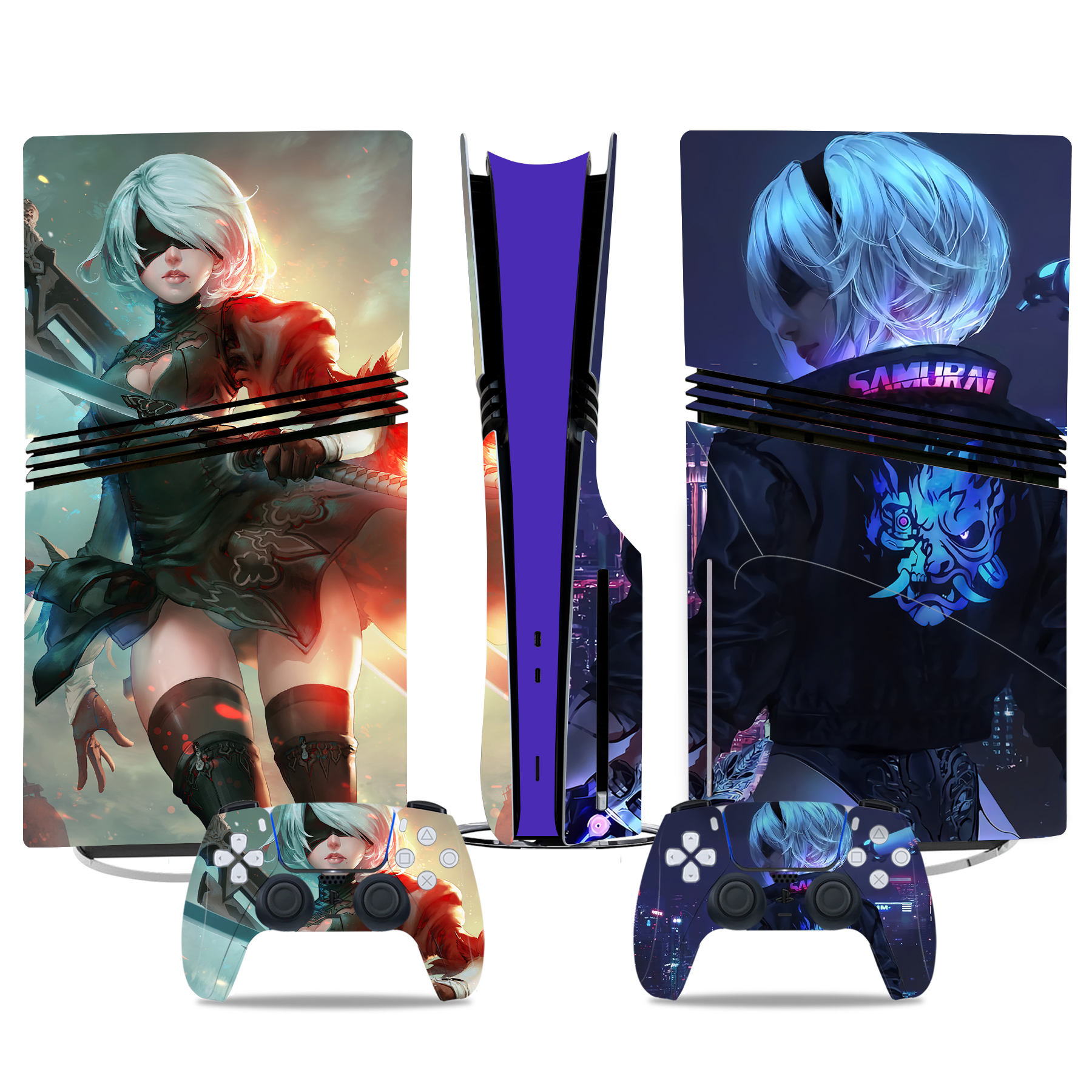 NieR: Automata PS5 Pro Skin Stickers – Stylish Console And Controller Covers