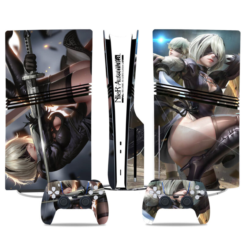 Custom NieR: Automata PS5 Pro Skin – Enhance Your Gaming Setup