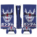 Gundam RX-78 PS5 Pro Skin Sticker Set – Durable Stylish Console & Controller Wrap