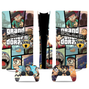 Grand Theft Dora PS5 Pro Skin Sticker Set – Fun Cartoon Design For Console & Controller