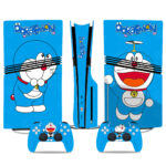 Doraemon PS5 Pro Skin Sticker Set – Vibrant And Fun Design For Console & Controllers