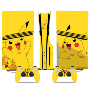 Pokemon Pikachu PS5 Pro Skin Sticker – Epic Designs For Console And Controllers