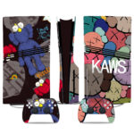 Exclusive KAWS-Inspired PS5 Pro Skin Sticker – Perfect Wrap For Console And Controllers