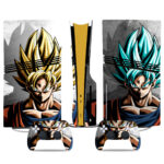 Custom Dragon Ball Z PS5 Skin Sticker - Super Saiyan Design For Console And Controllers