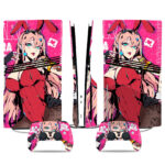 Zero Two PS5 Pro Skin Sticker With Controllers – Durable Stylish Gaming Console Decor