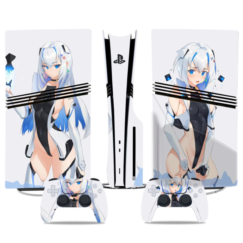 Custom Anime PS5 Pro Skin Sticker - Stylish Console & Controller Protective Decals