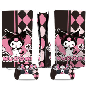 Kuromi PS5 Pro Skin Sticker – Stylish Vinyl Wrap For Console & Controller