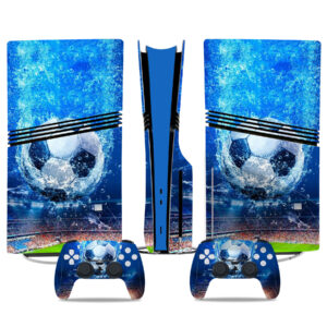 Epic Soccer Ball PS5 Pro Skin Sticker – Vibrant Console & Controller Wrap For Gamers
